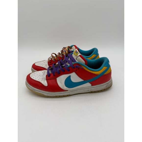 Size 10 - Nike Dunk Low x LeBron James Red - Picture 2 of 6